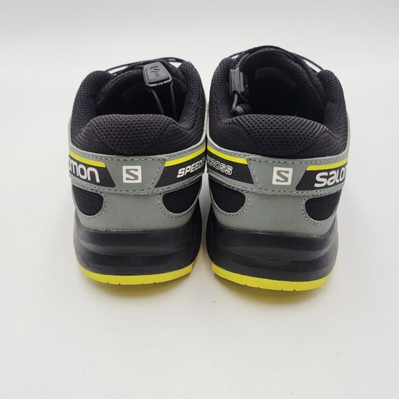 Salomon Speedcross Vario Black Yellow Mens Trail Running Shoes Sneaker Size 5 main image 9